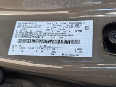 2026 Ford F-250SD Lariat