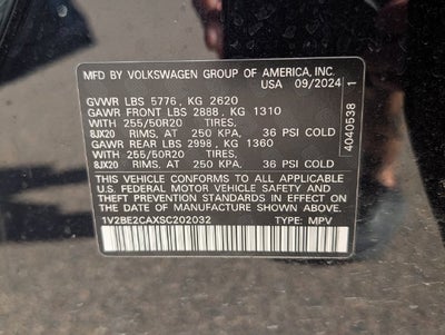 2025 Volkswagen Atlas Cross Sport 2.0T SEL
