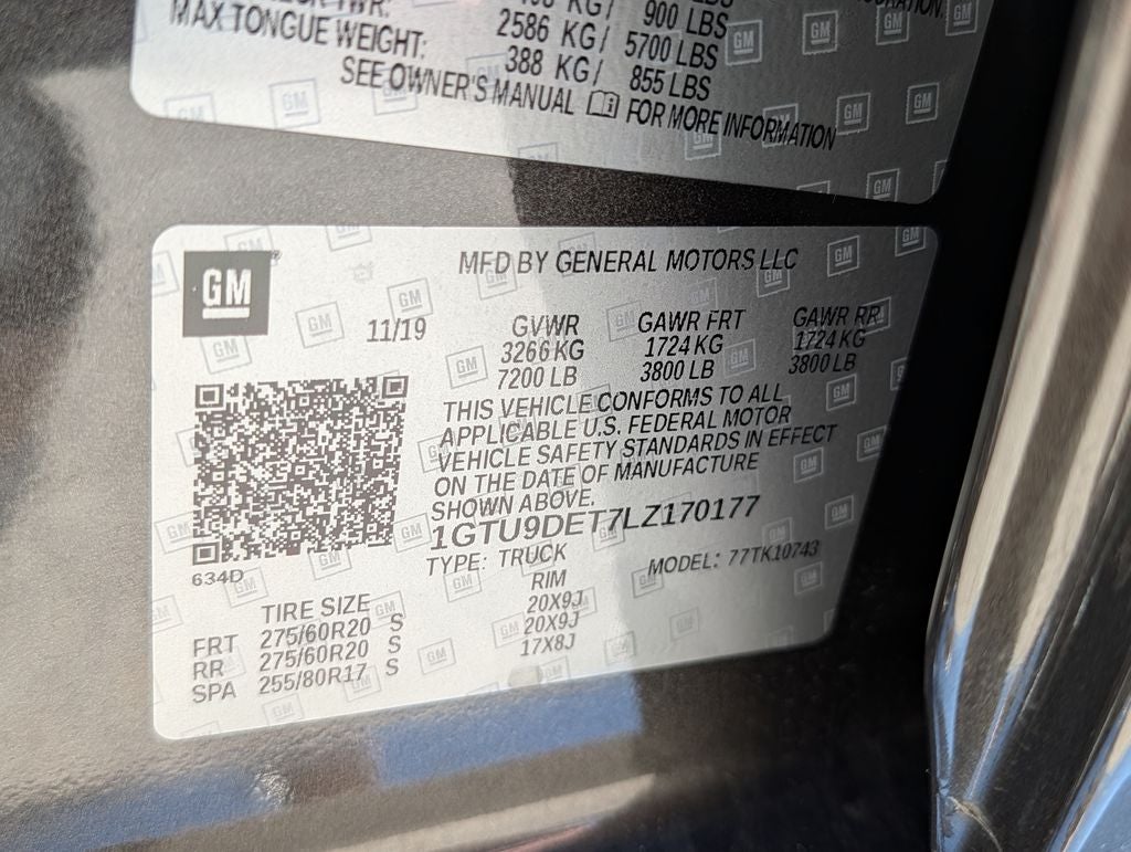 2020 GMC Sierra 1500 SLT