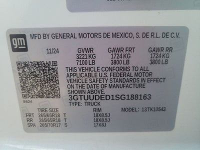 2025 GMC Sierra 1500 SLT