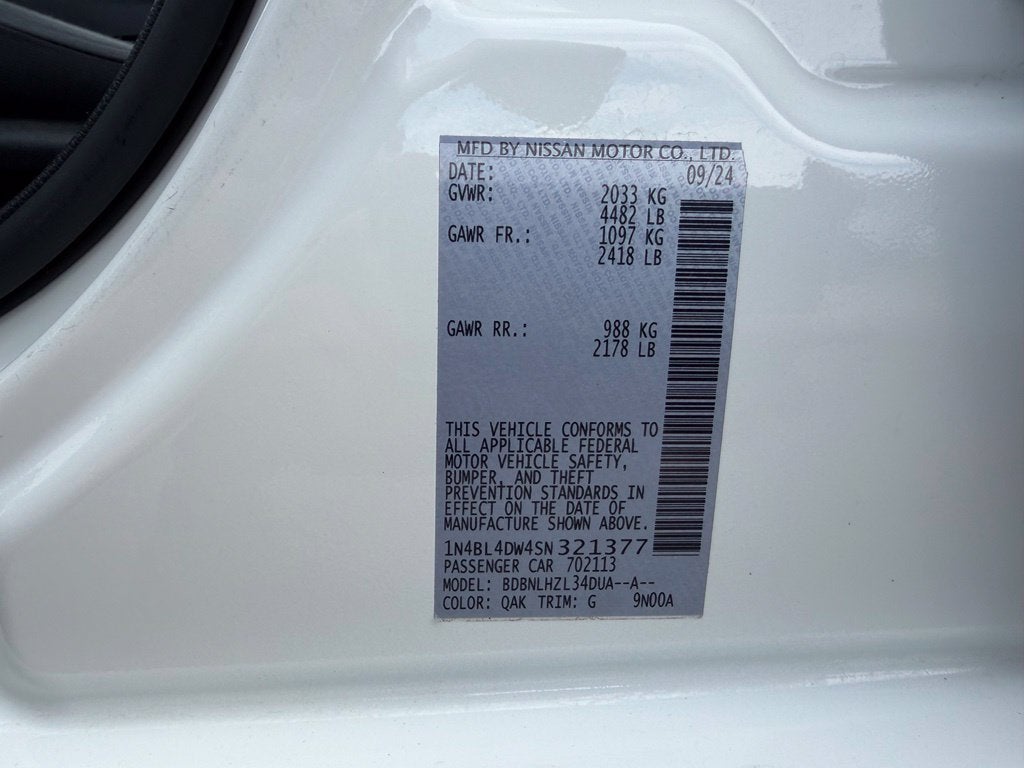2025 Nissan Altima SV - Photo 50