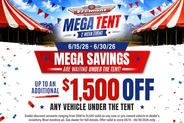 Fremont tent sale