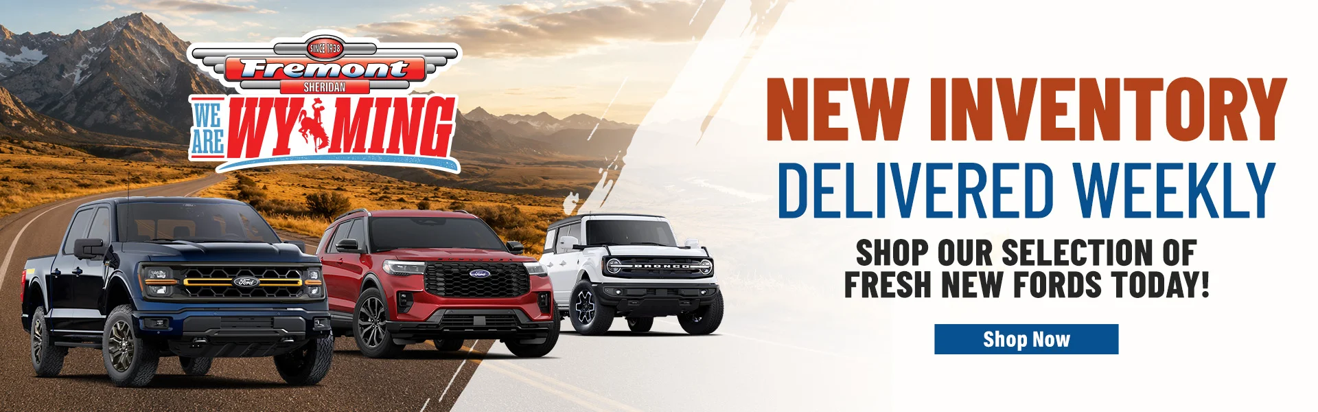 New Inventory Delivered Weekly